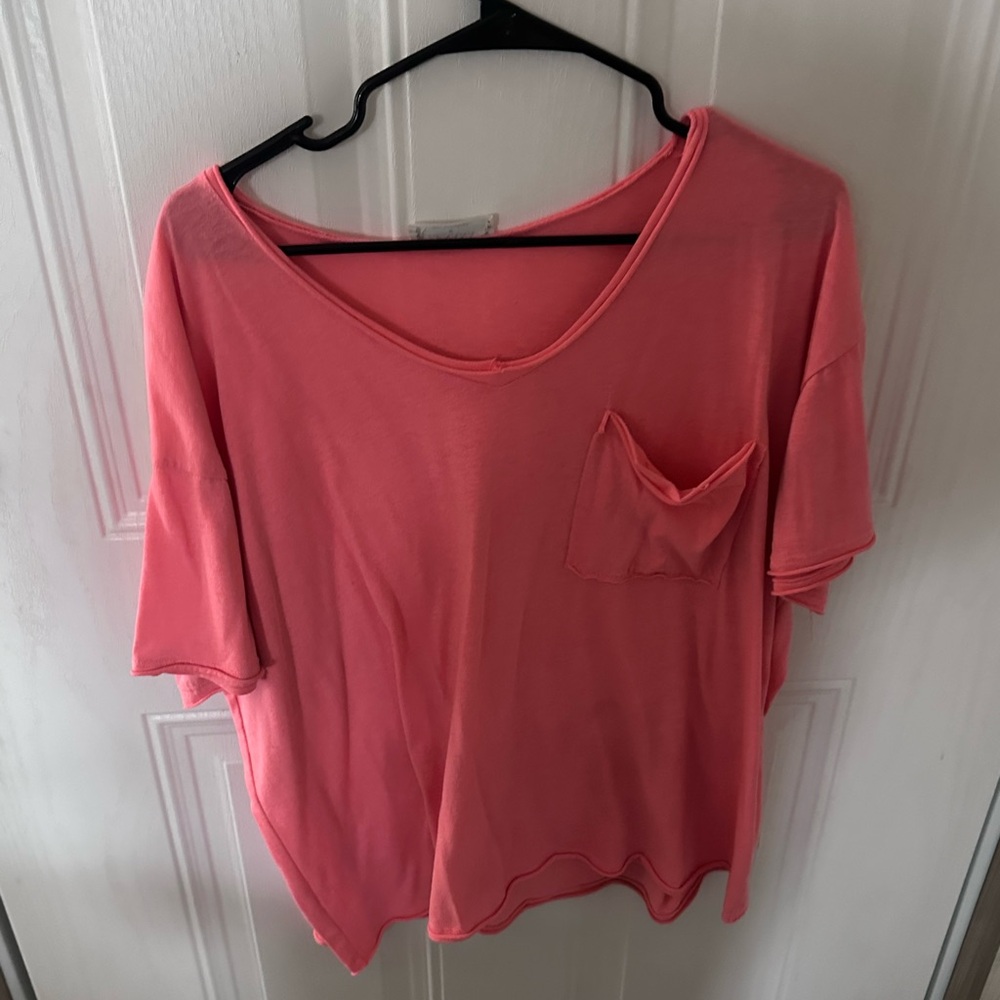 Zenana Outfitters Coral Short Sleeve Tee